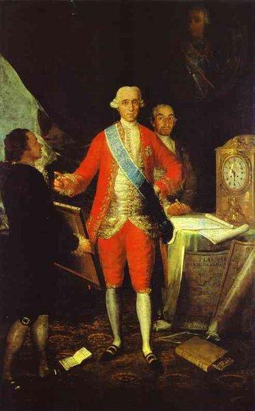 Francisco de Goya 1st Count of Floridablanca oil painting image